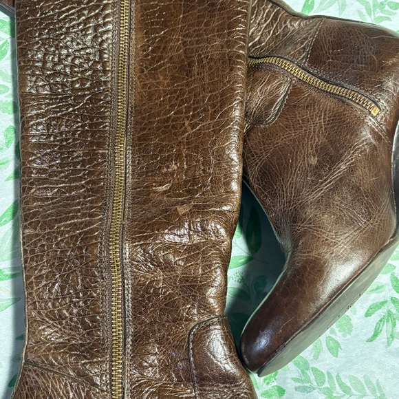 Tory Burch - Dabney Brown Heeled/Wedge Boots with Sleek Silhouette - Picture 8 of 9